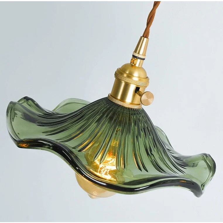 Pendant Light Glass 25.0 cm Orange E27 Kitchen Island Dining Room Vintage Hanging Ceiling Lamp | Thomler