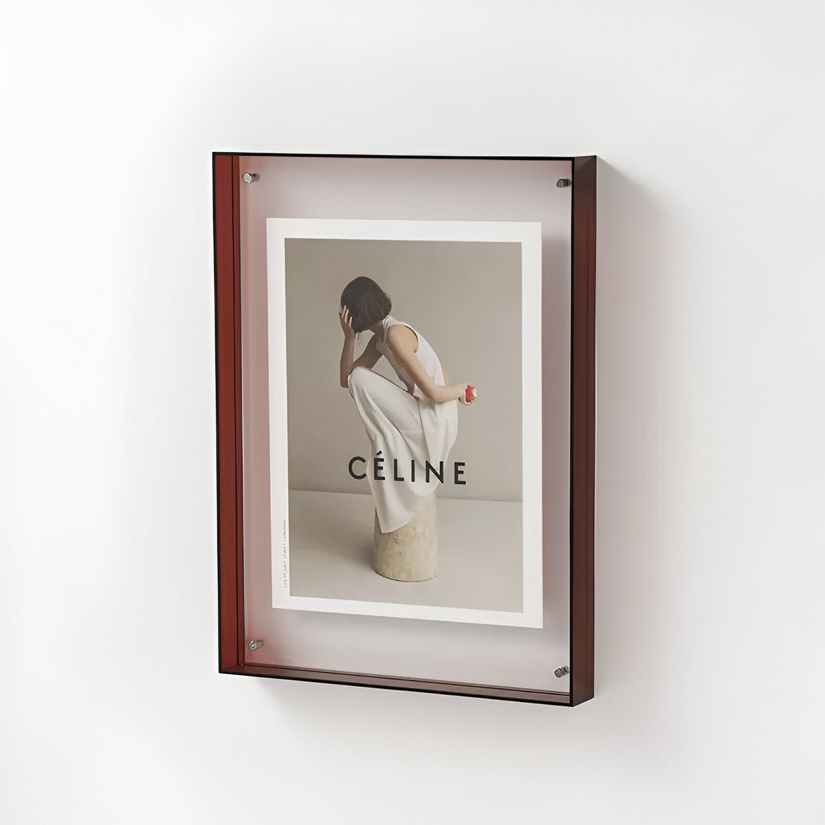 Transparent Acrylic Photo Frame Modern Minimalist Wall Display Holder for Kids Art Prints Memories Bedroom Living Room Decor Rectangle | Thomler