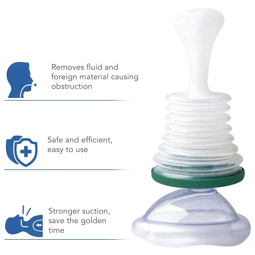 Emergency Airway Clearing Device for Choking Relief | Portable First Aid Tool for Home, Car & Travel | Thomler