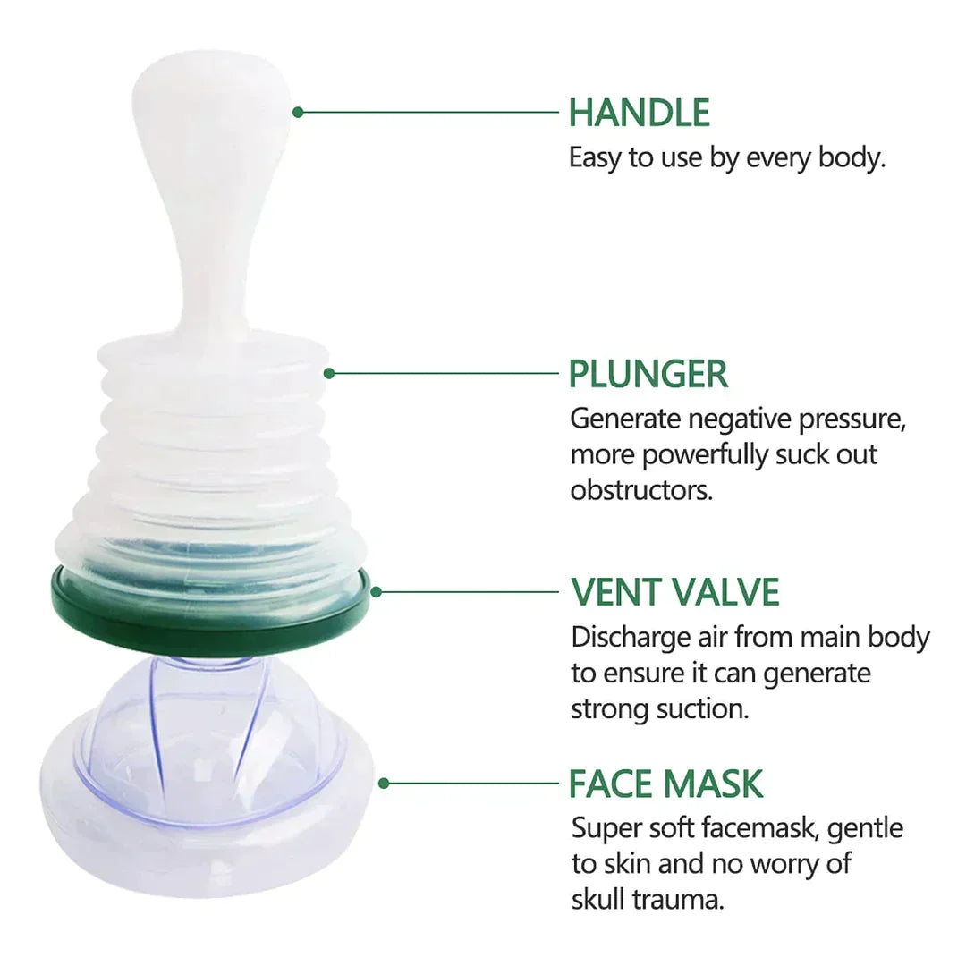 Emergency Airway Clearing Device for Choking Relief | Portable First Aid Tool for Home, Car & Travel | Thomler