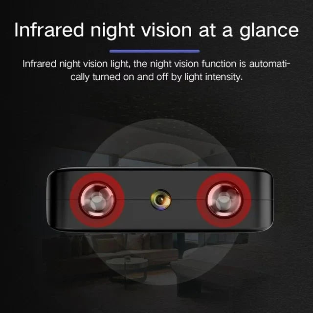 Mini Security Camera WiFi 1080P HD Indoor Wireless Surveillance Cam Night Vision Audio Wide Angle Monitoring Home Office Nanny Pet Baby | Thomler
