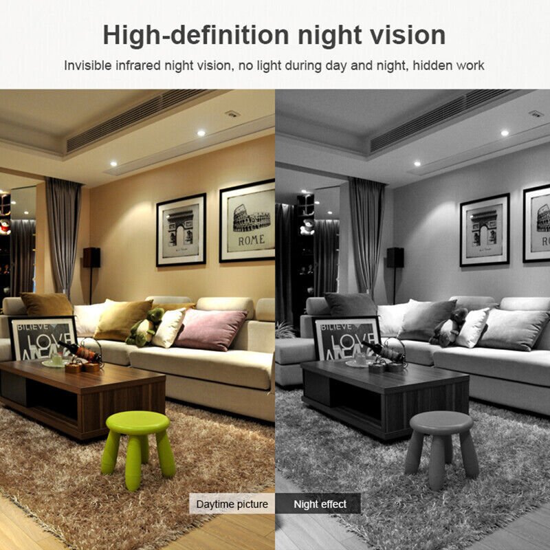 Mini Security Camera WiFi 1080P HD Indoor Wireless Surveillance Cam Night Vision Audio Wide Angle Monitoring Home Office Nanny Pet Baby | Thomler