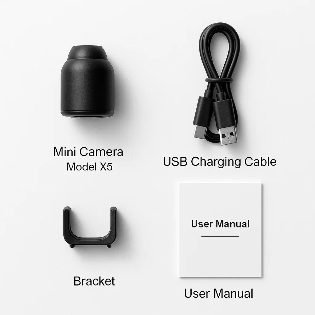 Discreet HD Security Camera with Infrared Vision & Motion Alerts for Home Monitoring | Thomler