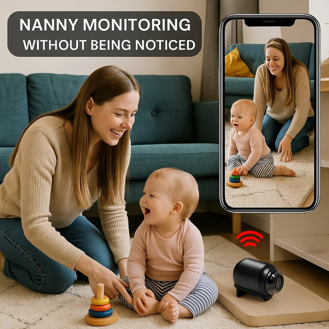 Discreet HD Security Camera with Infrared Vision & Motion Alerts for Home Monitoring | Thomler