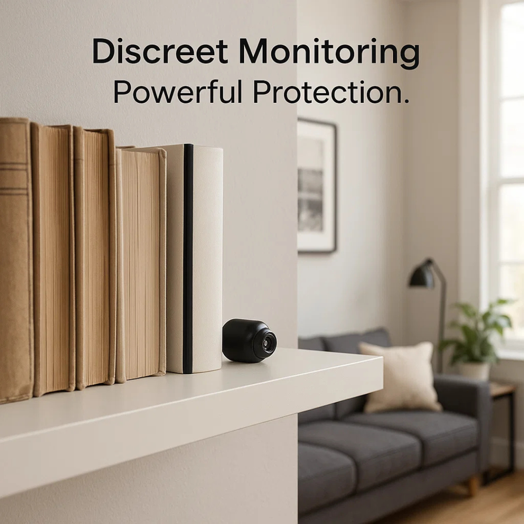 Discreet HD Security Camera with Infrared Vision & Motion Alerts for Home Monitoring | Thomler