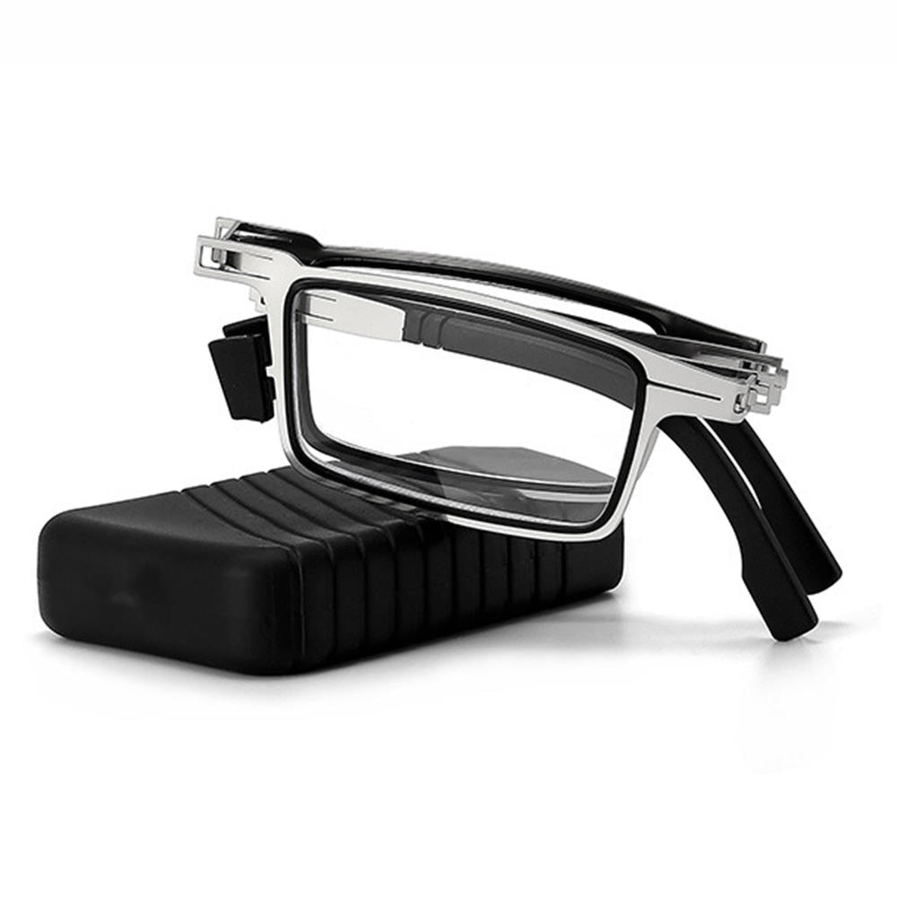 Ultra-Slim Foldable Reading Glasses with Case – Portable Metal Reader for Men & Women, On-the-Go Vision Aid | Thomler