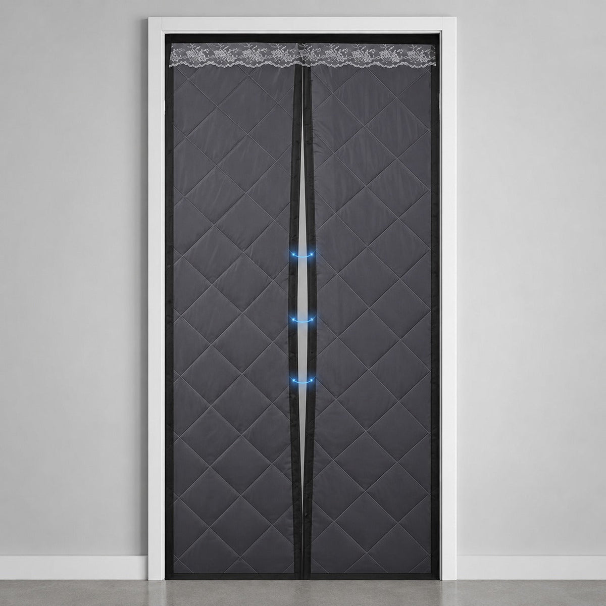 Insulated Magnetic Door Curtain – Thermal Draft Blocker with Sound Dampening | Thomler