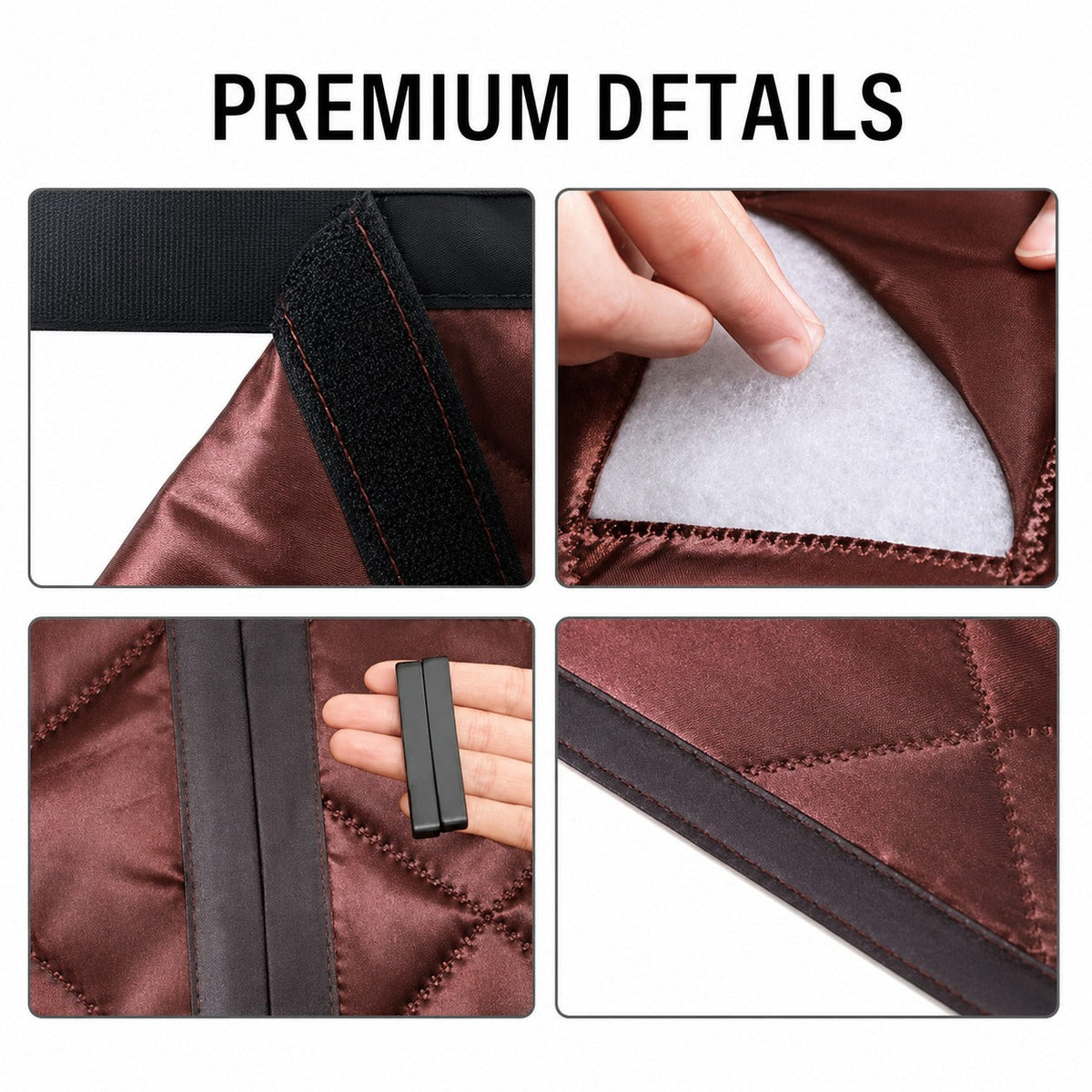 Insulated Magnetic Door Curtain – Thermal Draft Blocker with Sound Dampening | Thomler