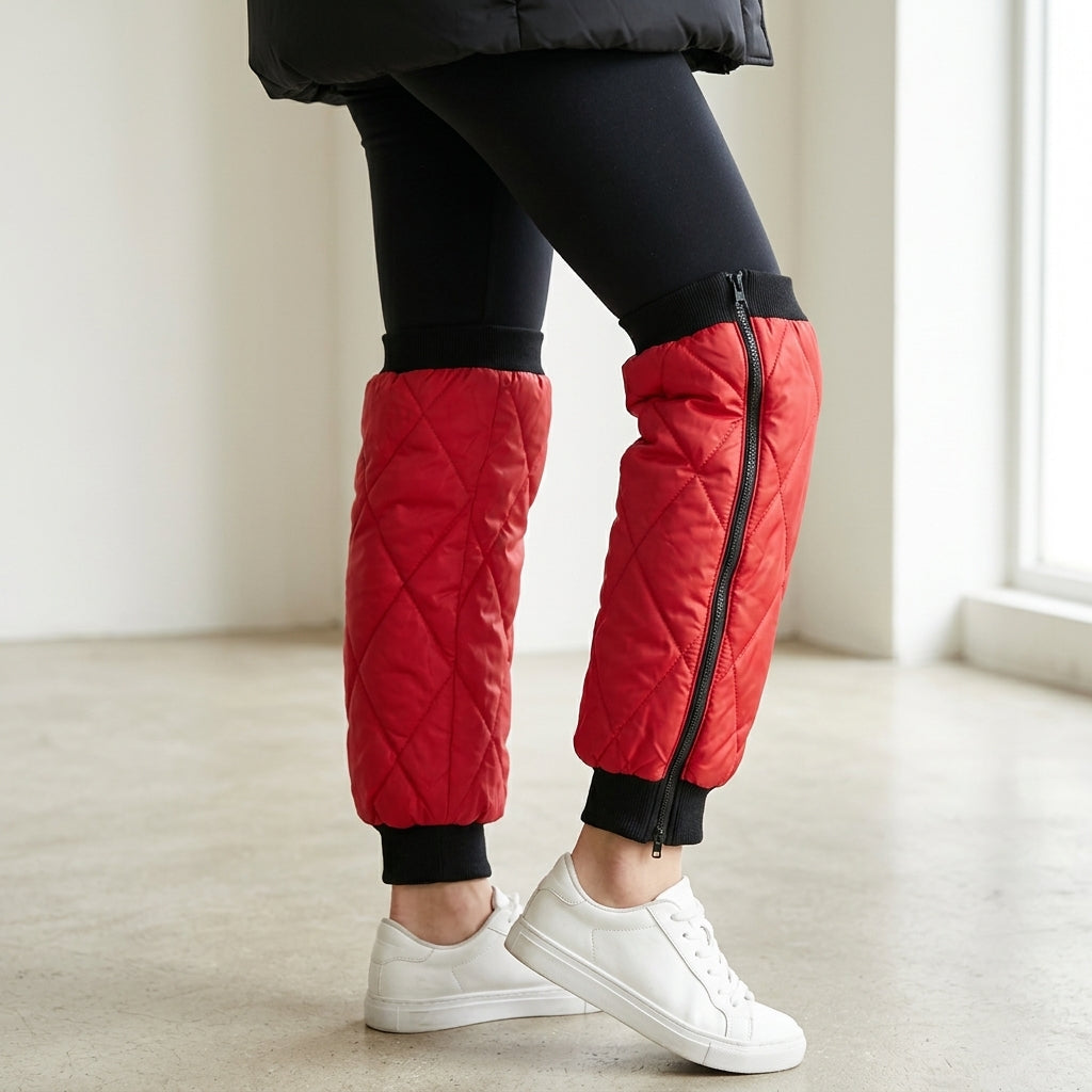 Thermal Knee Warmer Sleeve for Cold Weather – Fleece-Lined Support Wrap for Winter Sports & Leg Protection | Thomler