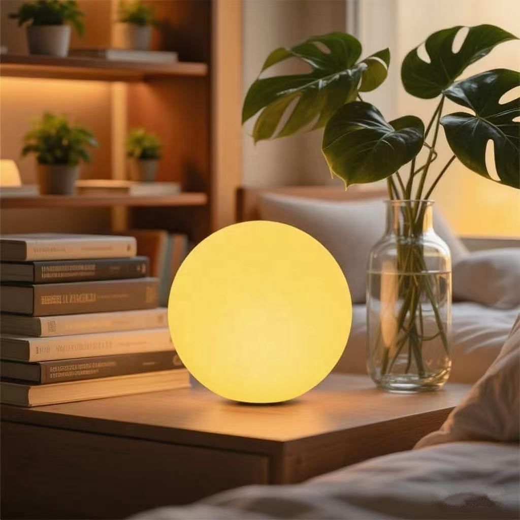 Rechargeable LED Globe Lamp with Remote – 16 Color Modes, Weather-Resistant for Indoor & Outdoor Ambient Lighting | Thomler