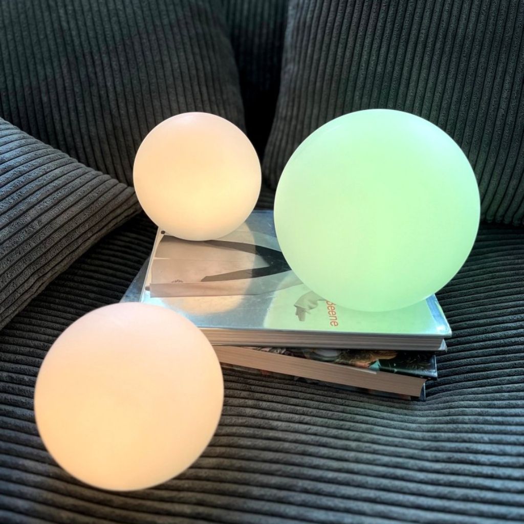 Rechargeable LED Globe Lamp with Remote – 16 Color Modes, Weather-Resistant for Indoor & Outdoor Ambient Lighting | Thomler