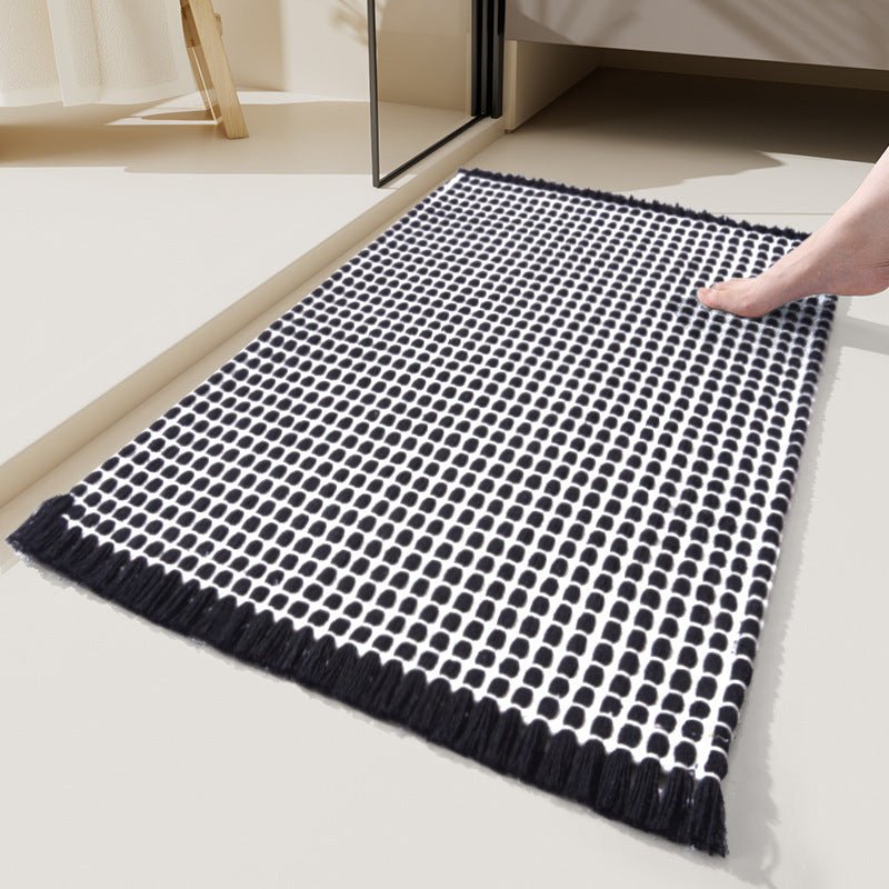 Plush Microfiber Bathroom Rug with Non-Slip Rubber Backing – Ultra Absorbent Memory Foam Bath Mat for Shower, Tub & Bathroom Floor | Thomler