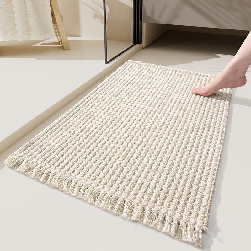 Plush Microfiber Bathroom Rug with Non-Slip Rubber Backing – Ultra Absorbent Memory Foam Bath Mat for Shower, Tub & Bathroom Floor | Thomler