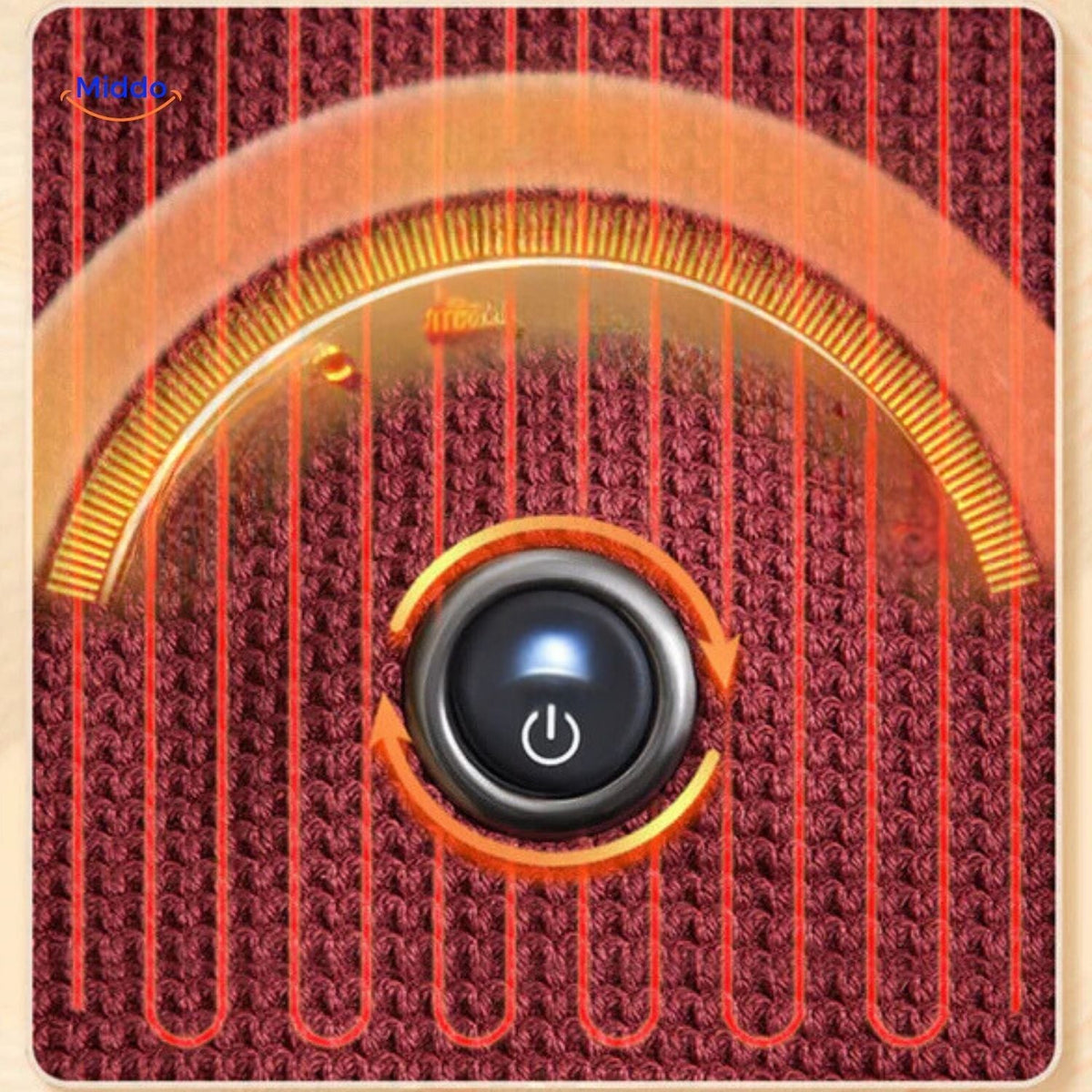 USB Powered Graphene Heated Throw Blanket with 3 Temperature Settings for Indoor & Outdoor Use | Thomler