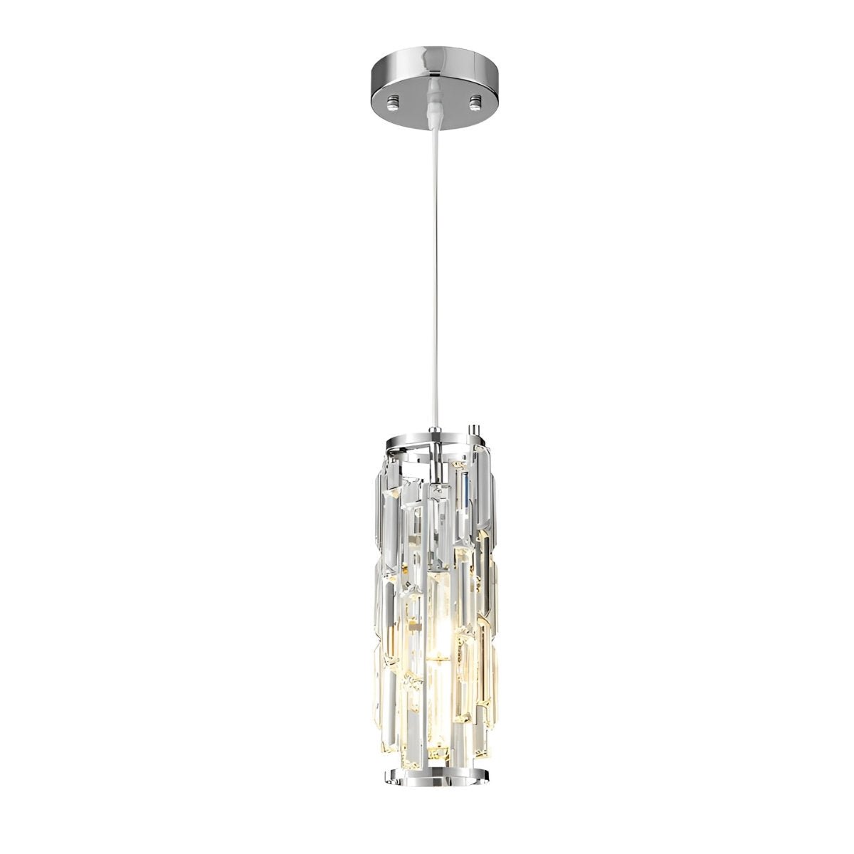 Pendant Light Crystal Glass E27 10.0 cm Adjustable Kitchen Island Dining Room Hanging Ceiling Lamp Industrial Retro | Thomler