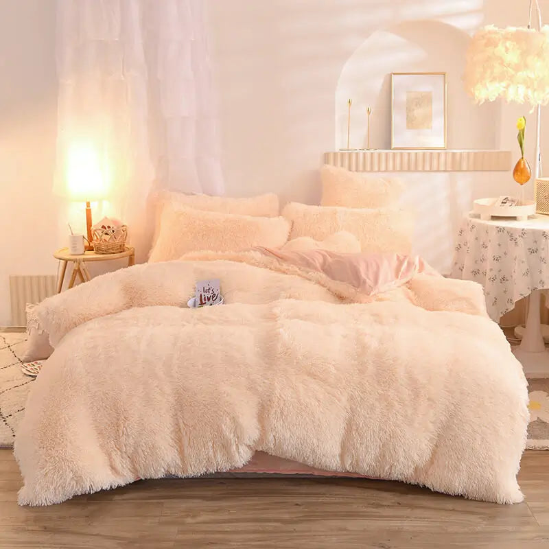 Ultra-Soft Sherpa Fleece Comforter Set – Plush Cloud-Like Warmth for Winter Nights | Thomler