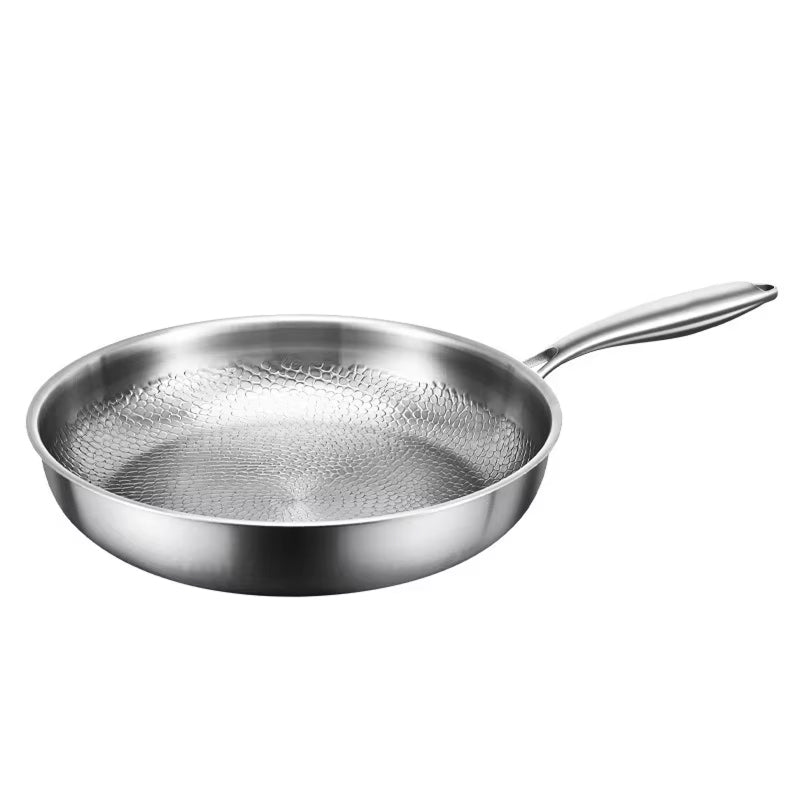 Titanium Skillet with Textured Surface for Gas Electric Induction Stovetops Oven Safe Metal Utensil Friendly Chemical Free Cookware | Thomler