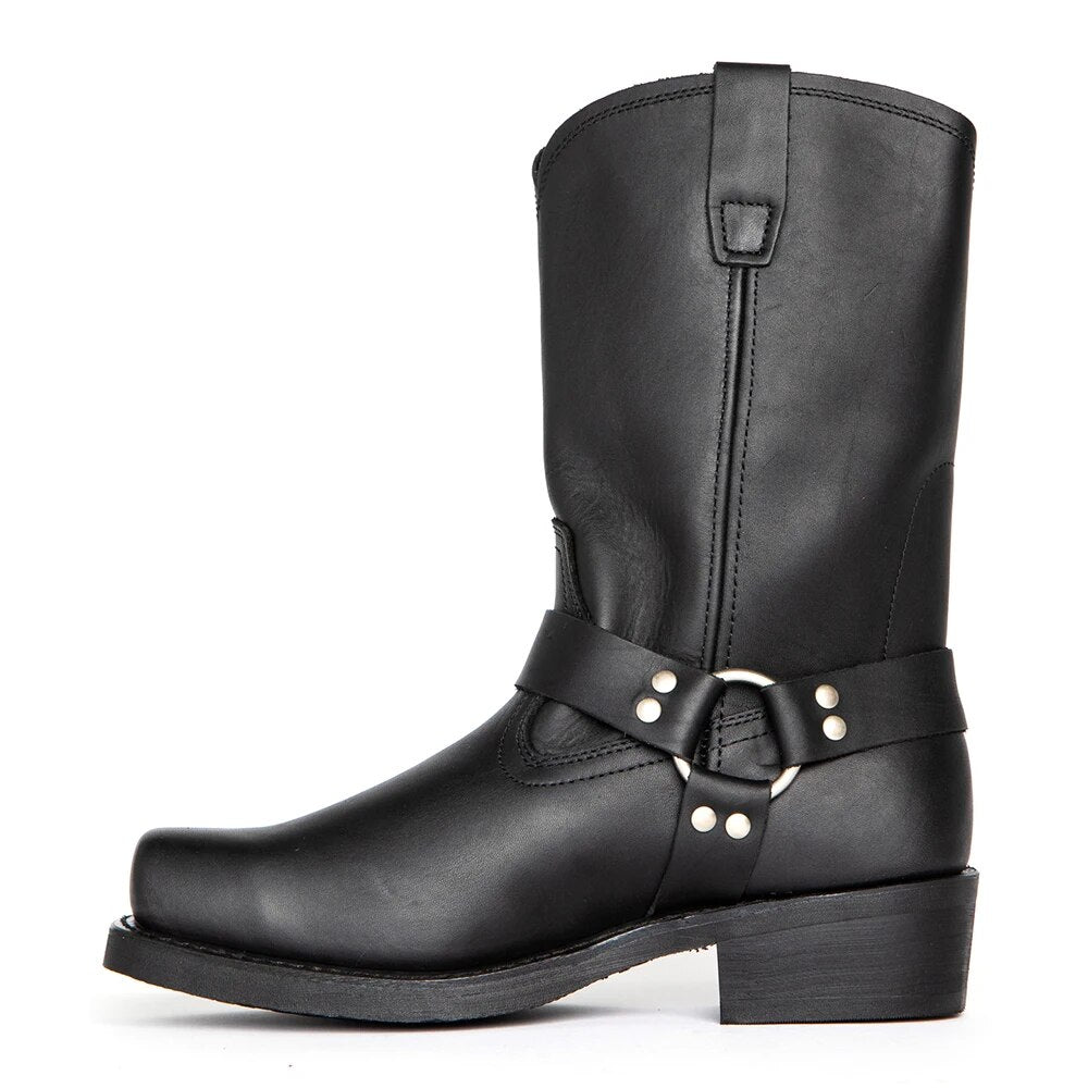 Men's Western-Style Leather Boots for All-Day Comfort & Rugged Durability | Thomler