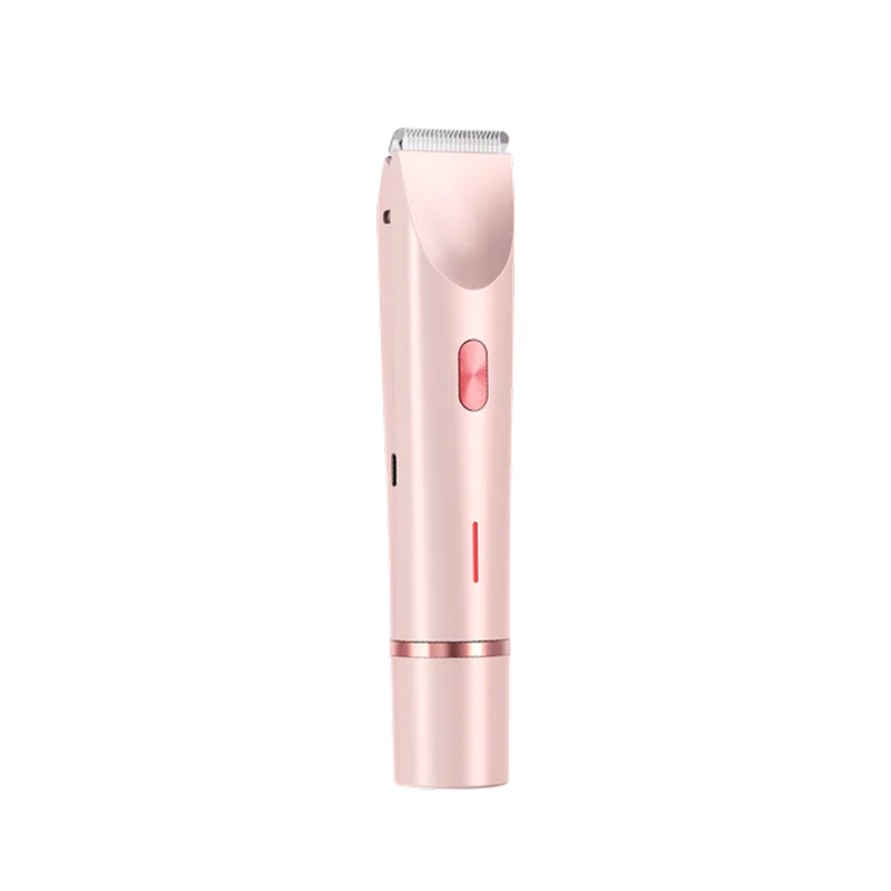 Rechargeable Women's Body Trimmer with Ceramic Blades for Sensitive Skin | Dual Head Cordless Grooming Tool for Bikini Area | Waterproof | Thomler