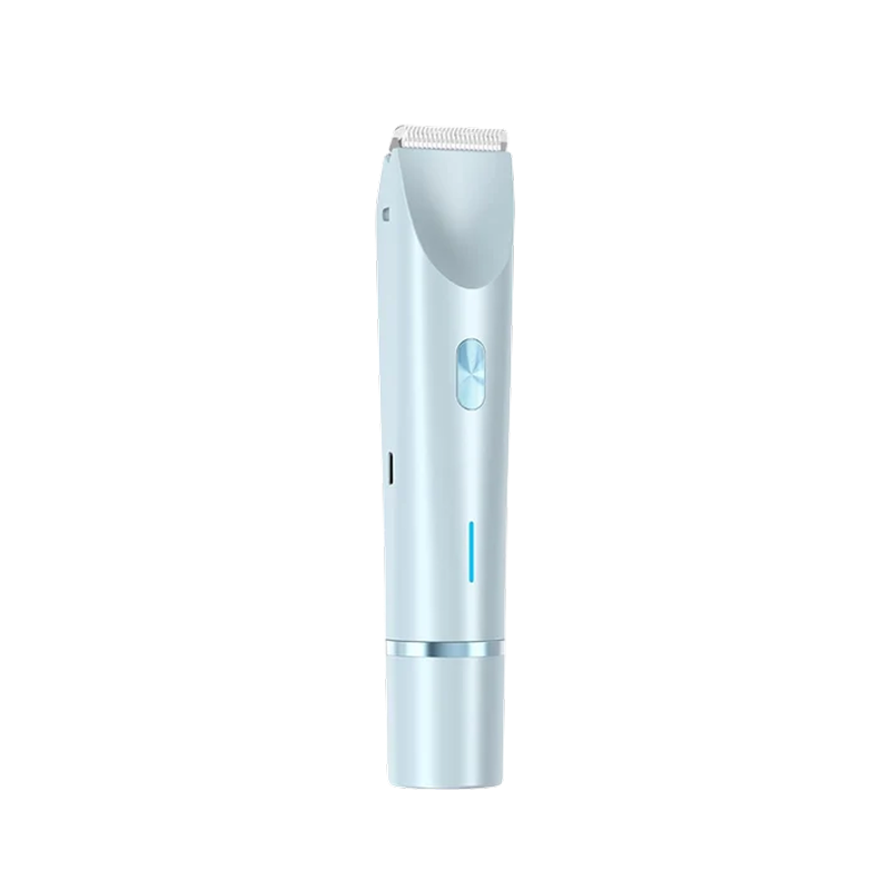 Rechargeable Women's Body Trimmer with Ceramic Blades for Sensitive Skin | Dual Head Cordless Grooming Tool for Bikini Area | Waterproof | Thomler