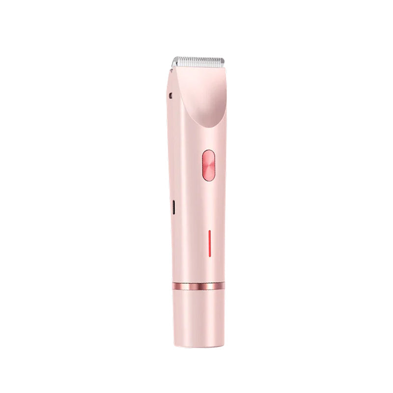 Rechargeable Women's Body Trimmer with Ceramic Blades for Sensitive Skin | Dual Head Cordless Grooming Tool for Bikini Area | Waterproof | Thomler