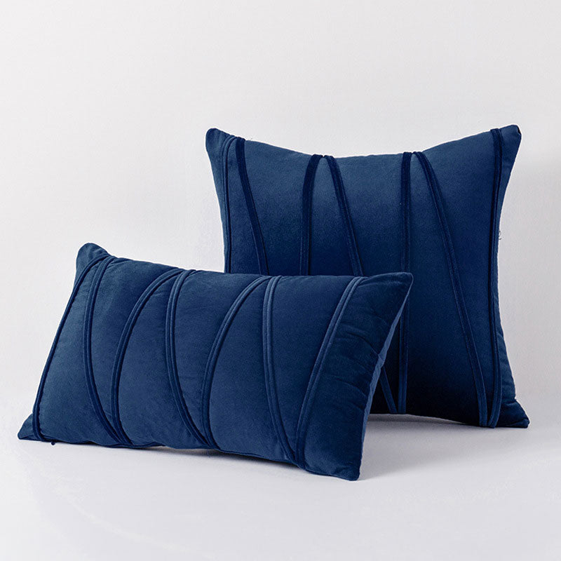 Cushion Cover Velvet Polyester 45.0 cm Pink Sofa Bedroom Decorative Throw Pillow Case Soft Modern | Thomler