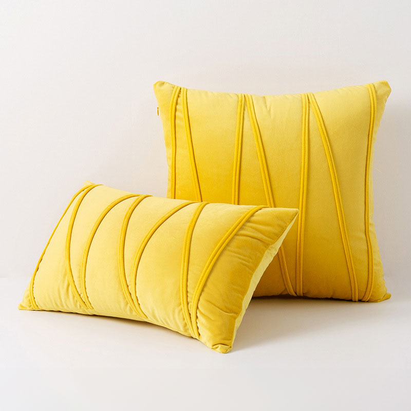 Cushion Cover Velvet Polyester 45.0 cm Pink Sofa Bedroom Decorative Throw Pillow Case Soft Modern | Thomler