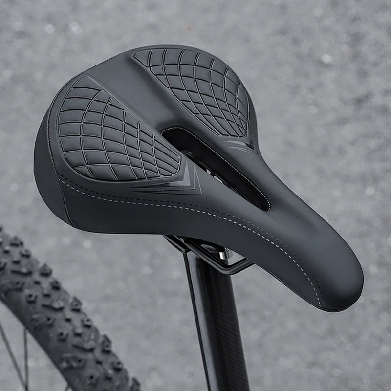 Mountain Bike Saddle with Ventilated Mesh, Spring Suspension & Taillight Mount for All-Terrain Cycling | Thomler