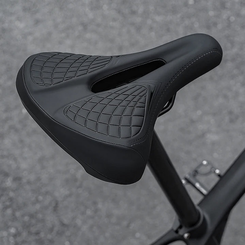 Mountain Bike Saddle with Ventilated Mesh, Spring Suspension & Taillight Mount for All-Terrain Cycling | Thomler