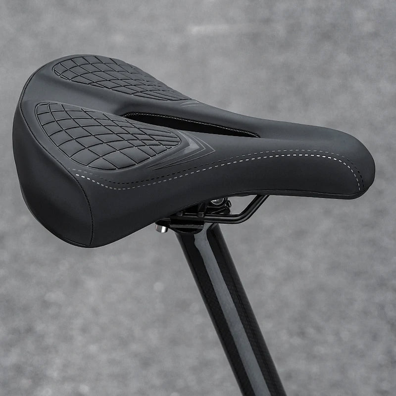 Mountain Bike Saddle with Ventilated Mesh, Spring Suspension & Taillight Mount for All-Terrain Cycling | Thomler