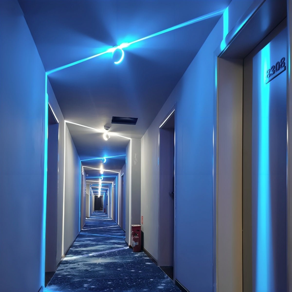 Modern Aluminum LED Accent Light for Hallways & Entryways – Adjustable Beam with Temperature & Color Options | Thomler