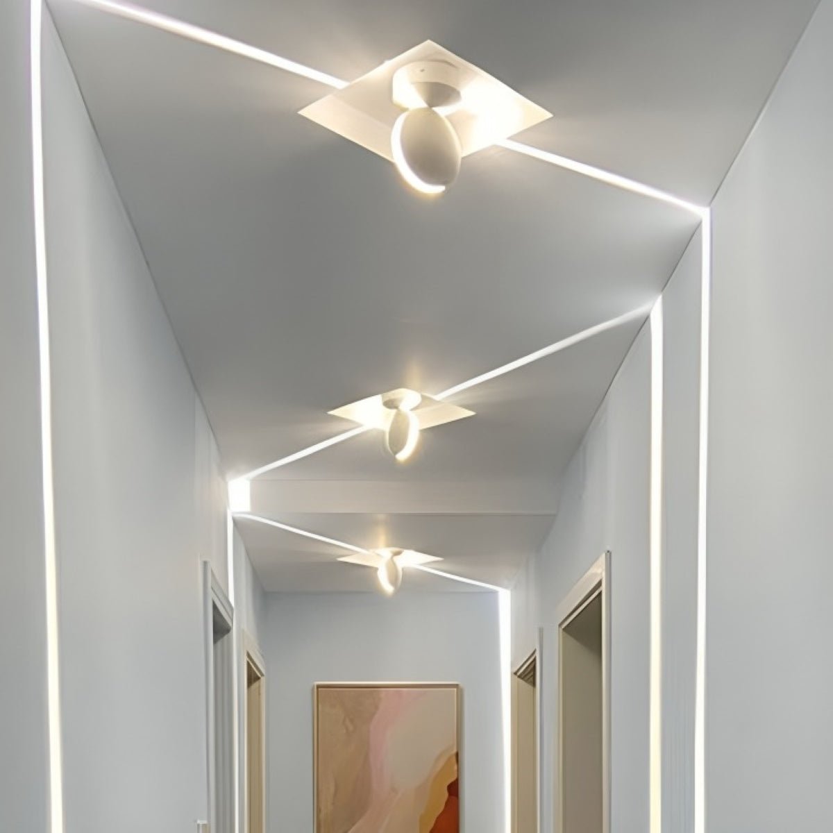 Modern Aluminum LED Accent Light for Hallways & Entryways – Adjustable Beam with Temperature & Color Options | Thomler
