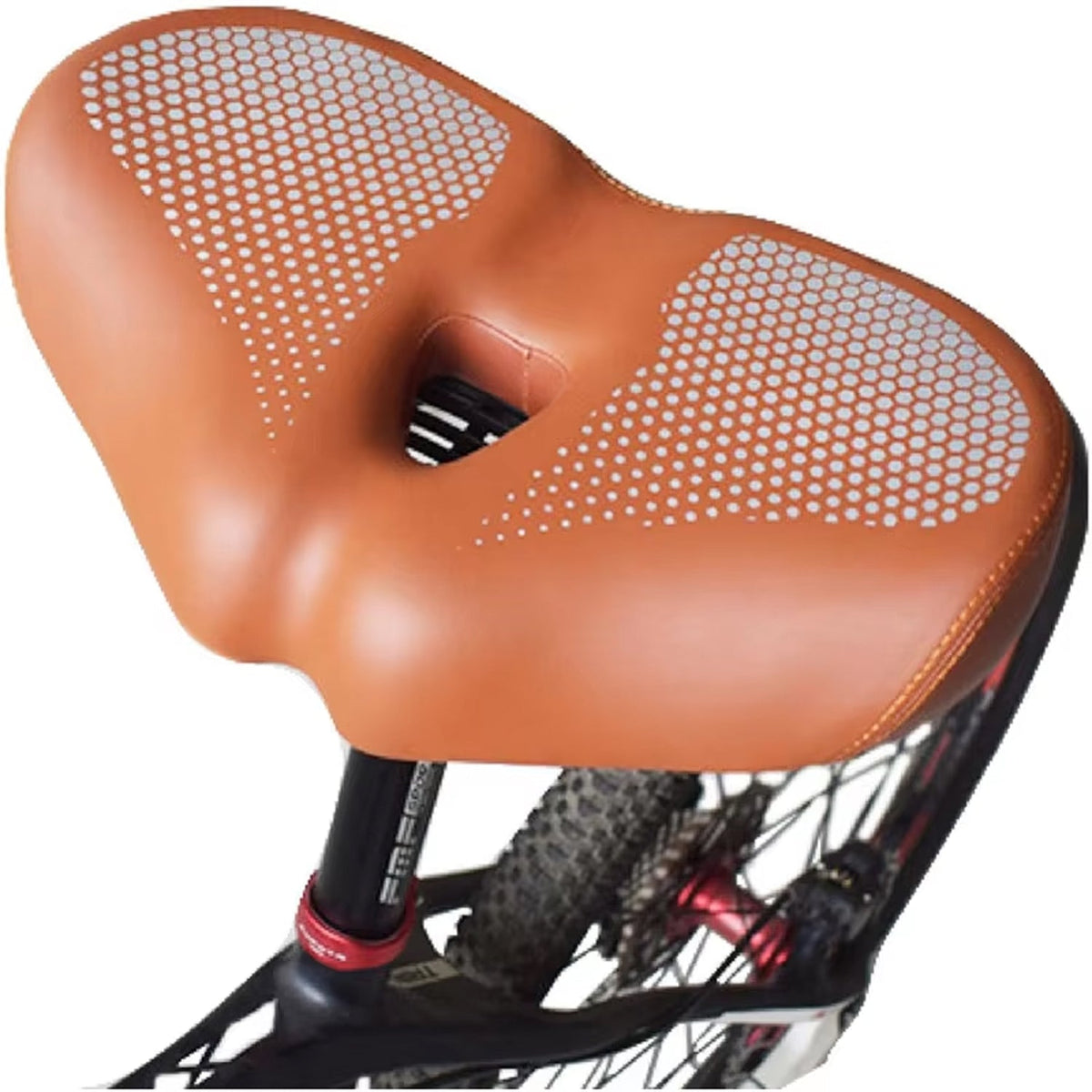 Ergonomic Split Saddle for Bicycles – Pressure-Free Cycling Seat with Spring Suspension & Wide Cushion | Thomler