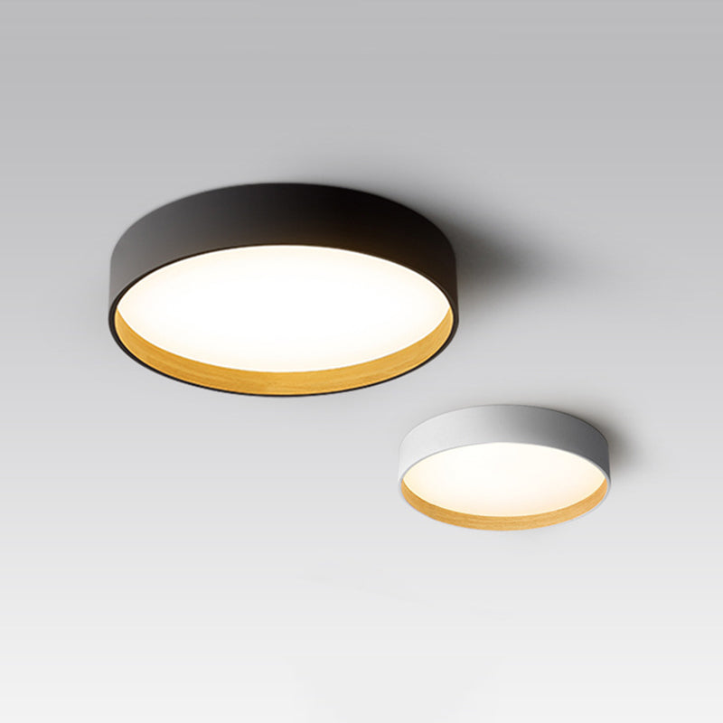 LED Flush Mount Ceiling Light – Round Metal Ring – 16 or 20 Inch – for Bedroom, Office or Studio | Thomler