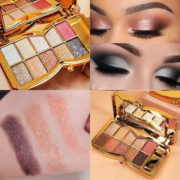 ShimmerGlam Pro – 10-farbige Glitzerpalette | 50% RABATT