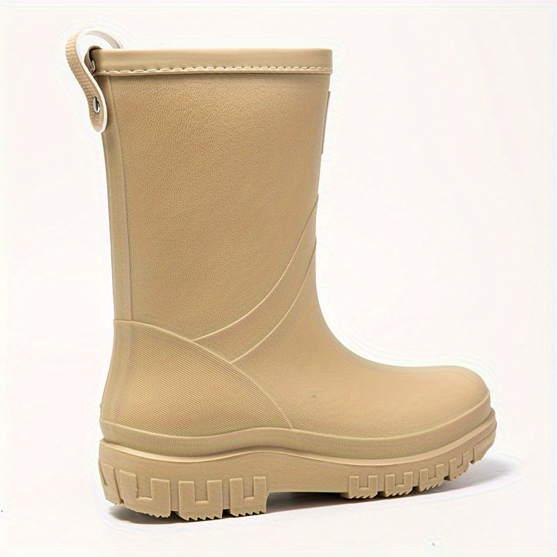Insulated Slip-On Rain Boots for Women – Fleece-Lined, Waterproof Design for Cold Weather & Wet Conditions | Thomler