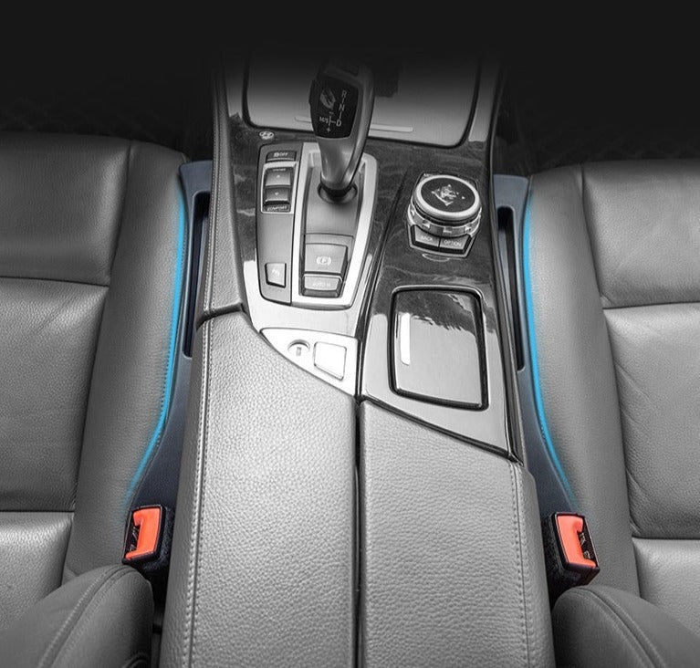 Console Gap Filler Inserts For Front Bucket Seats – Padded Leatherette Spacers Prevent Dropped Items Between Car Seat & Center Console – Uni | Thomler