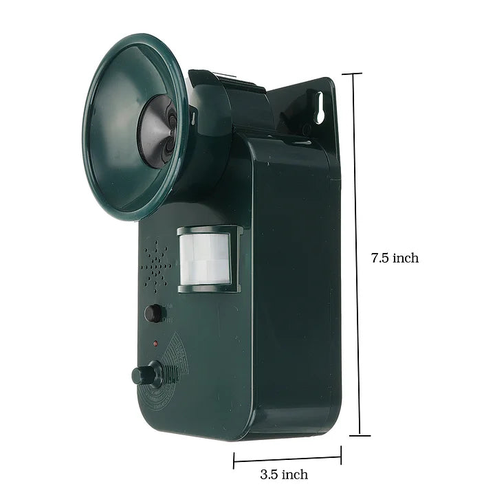Ultrasonic Animal Repeller Outdoor Motion Sensor Pest Deterrent Device Waterproof Yard Protection for Deer Rodents Birds Battery Powered | Thomler