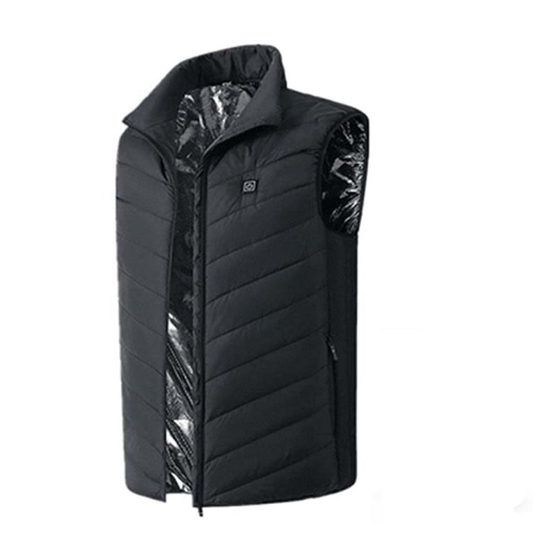 Heated Vest with 15 Heating Zones & 6 Temperature Settings for Men & Women – Rechargeable Battery-Powered Warming Jacket for Outdoor Work | Thomler