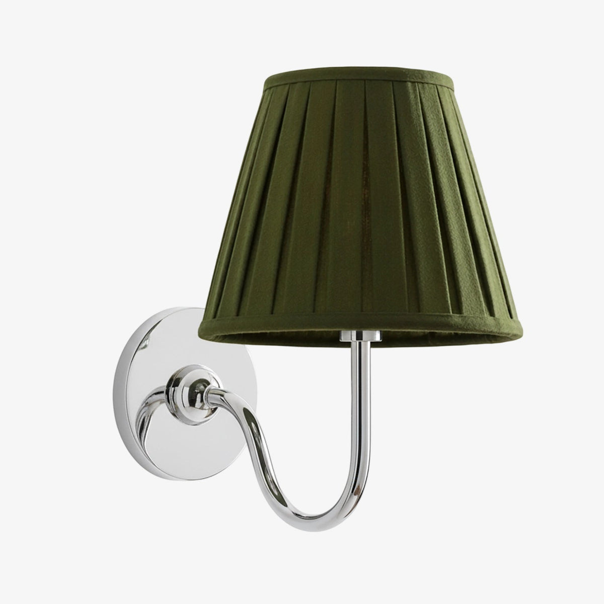 Brass Sconce with Fabric Drum Shade – 1 or 2 Light Hardwired Fixture for Bedroom, Hallway & Living Room | Thomler