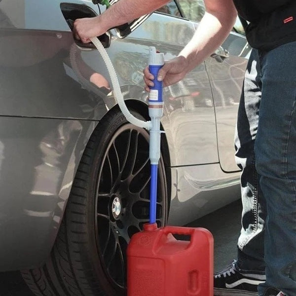 Battery-Operated Liquid Transfer Siphon for Gas Fuel Water Antifreeze | Portable Fluid Pump for Car Lawnmower Generator RV Camping Garage | Thomler
