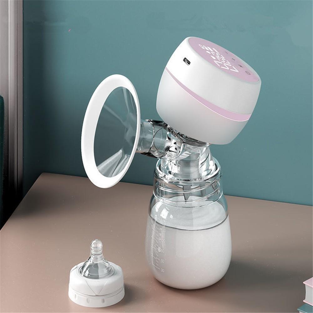 Rechargeable Nursing Pump with 9 Suction Levels for Moms – Quiet Motor, BPA-Free Bottles, USB Powered | Thomler