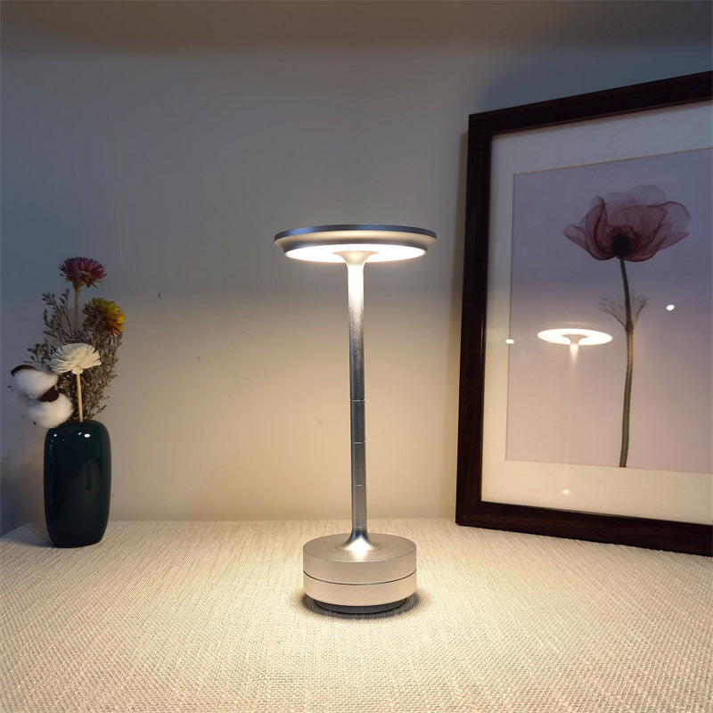 Table Lamp Metal 11 in USB Rechargeable Touch Control Desk Lamp Warm Neutral White Light | Thomler