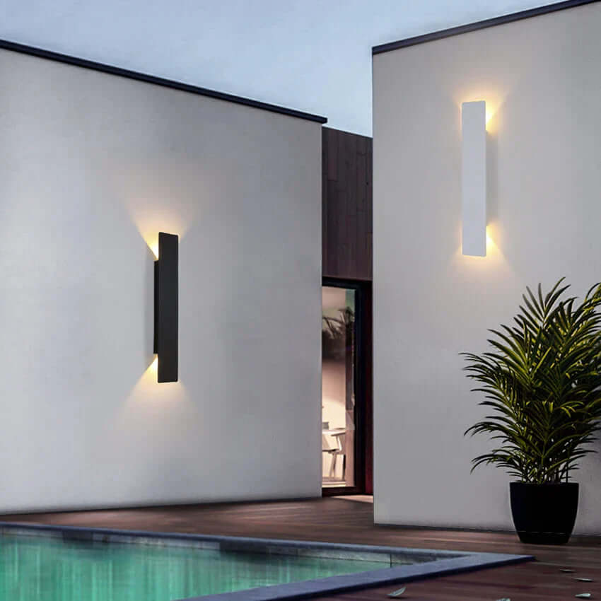 Modern Aluminum Outdoor Wall Light – IP65 Weatherproof LED Fixture for Home Exterior, Patio & Entryway | Thomler