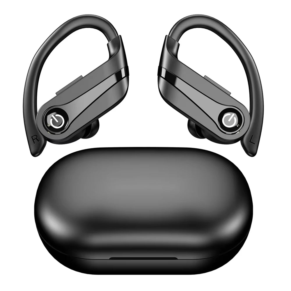 Wireless Sports Earbuds with Ear Hooks IPX7 Waterproof Bluetooth 5.3 Headphones 200-Hour Battery Life Running Gym Workout Fitness Earphones | Thomler