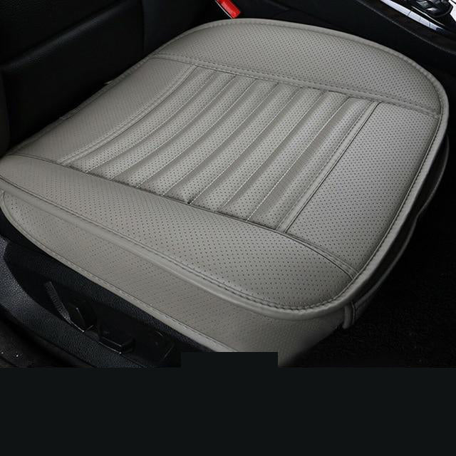 Bamboo Charcoal Car Seat Pad with Odor Absorption & Cooling – Front Pocket for Phone & Keys | Thomler