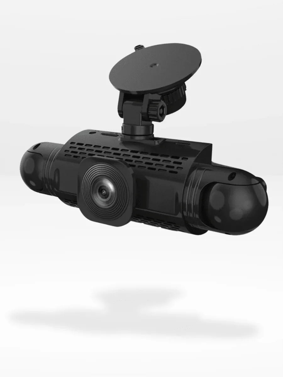 360-Degree Car Dash Cam with Rear Camera & Night Vision – 1080p Full HD Front, Back & Interior Recording System | Thomler