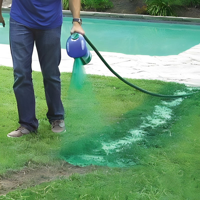 Spray-On Grass Seed Hydro Seeding System for Bare Spots & Dog Patches – Garden Hose Attachment Lawn Repair Kit for Quick Coverage & Green | Thomler