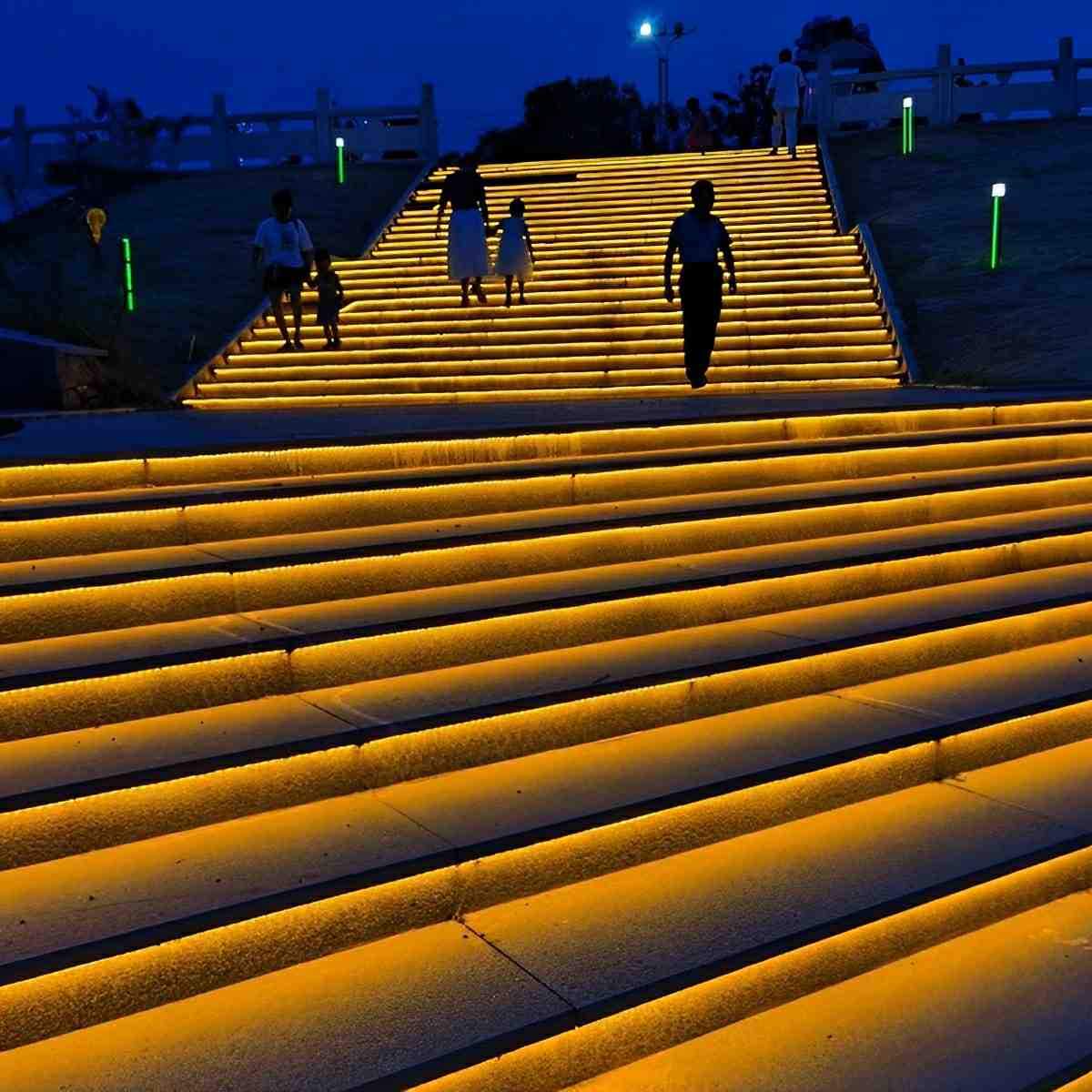 LED Strip COB 1.0 cm IP68 24V Outdoor Stair Garden Path Underwater Recessed Linear Lighting Flexible | Thomler