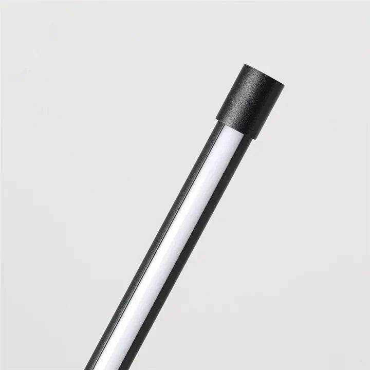 Floor Lamp Aluminium 142.0 cm Black Corner Living Room Dimmable LED Remote Control Mood Reading Light | Thomler